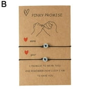 Pinky Promise Bracelets Friendship Couple Matching W Bracelet Luminous NE R6S7