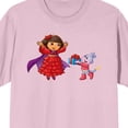 thumbnail image 5 of Dora The Explorer Animated Dora & Boots Exchanging Gifts Crew Neck Short Sleeve Cradle Pink Adult T-shirt-Medium, 5 of 5