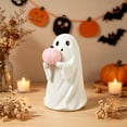 thumbnail image 5 of Halloween Ghost Figurine - Resin Ghost Statue, Funny Cute Ghost Decor for Home, Halloween Party A, 5 of 5