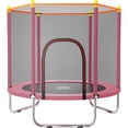 thumbnail image 1 of Trampolin Tumbling Niños Brincolin Infantil Red Seguridad Rosa, 1 of 8