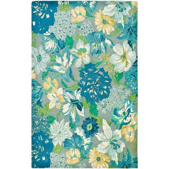 SAFAVIEH Soho Myrtle Floral Wool Area Rug, Brown/Multi, 2' x 3'