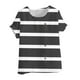 thumbnail image 4 of Vestidos Casuales Para Mujer, Blusas De Mujer De Moda Blusa informal de lino con botones y manga corta estampada para mujer, 4 of 4