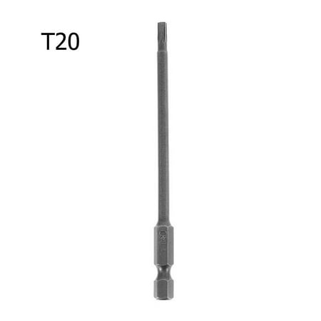 

1PC Magnetic Torx Screwdriver Bit 100mm Long T8 T10 T15 T20 T25 T27 T30 T40