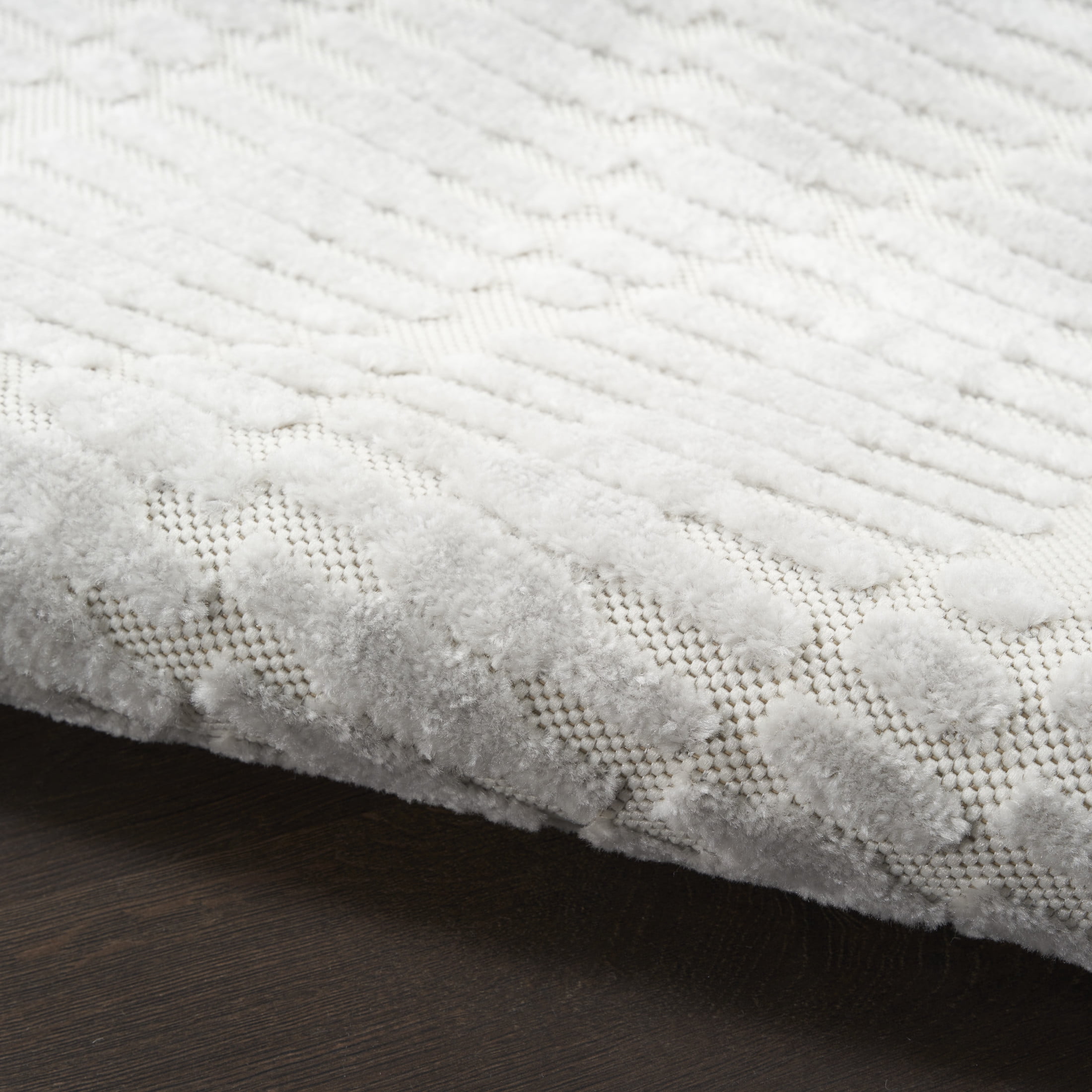 Nourison Casual 2' x 6' Light Grey Modern Indoor Rug