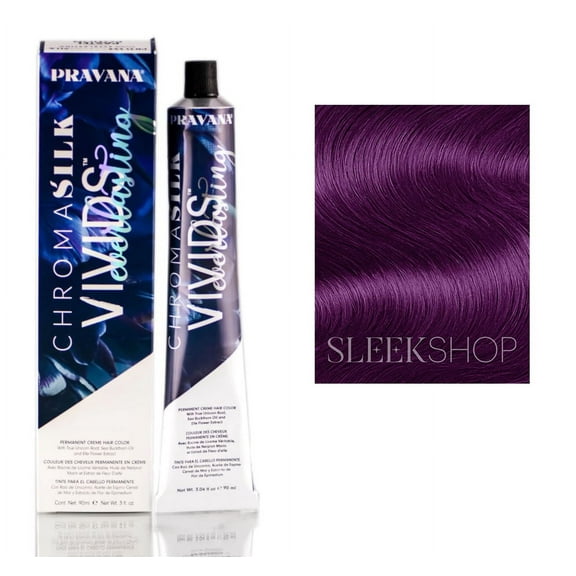 ChromaSilk Vivids Everlasting Permanent - Violet Reign by Pravana for Unisex - 3 oz Hair Color