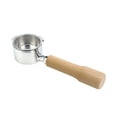 thumbnail image 1 of 51Mm Coffee Bottomless Portafilter With Filter Basket & Wooden Handle Replacement For Delonghi Ec680 Ec685 Coffee Machine Tool Reusable Alloy Filters Coffee Extraction Accessories, 1 of 7