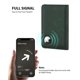 thumbnail image 3 of Funda para pasaporte Stouchi con ranura para Airtag y bloqueo RFID, color verde, 3 of 7