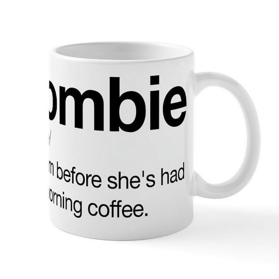 CafePress - Mombie Mug - 11 oz Ceramic Mug - Novelty Coffee Tea Cup