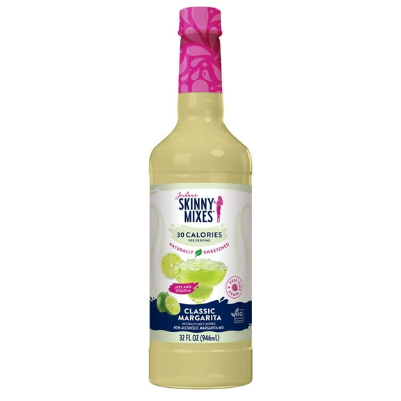 Jordan's Skinny Mixes Natural Original Margarita Mixer Liquid Syrup, 32 fl oz