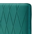 thumbnail image 2 of Headboard, Twin Size, Velvet, Teal Blue, Modern Contemporary Urban Design, Bedroom Master Guest Suite, 2 of 10