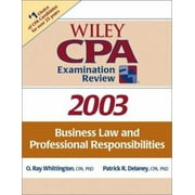 Business Law and Professional Responsibilities (Wiley CPA Examination Review 2003), Used [Paperback]