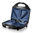 thumbnail image 6 of Granitestone Diamond Blue Sandwich Maker, Toaster and Electric Panini Grill with Ultra Nonstick Copper Surface Makes 2 Sandwiches in Minutes, Easy Clean up, 6 of 9