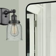 thumbnail image 3 of 916-1W-PC-G54-Innovations Lighting-Bell - 1 Light Wall Sconce In Industrial Style-12 Inches Tall and 5 Inches Wide-Polished Chrome Finish-Seedy Glass, 3 of 6