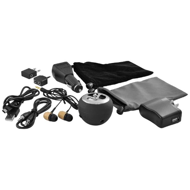 iPod Accessory, Ematic 11 in 1 iPod MP3 Accessory Kit with Wood Earbuds