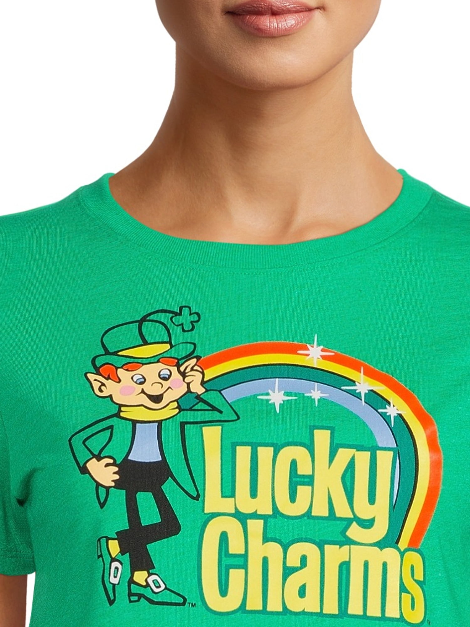 Lucky Charms Juniors Rainbow Short Sleeve T-Shirt