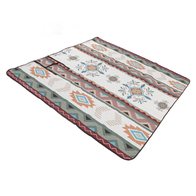 Estera De Camping, Estera De Picnic Portátil Impermeable Lavable A Máquina Punto De Ultrasonido Planchado Para Exteriores