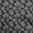 thumbnail image 1 of oneOone Cotton Poplin Black Fabric Boho Decorative Leaf Fabric For Sewing Printed Craft Fabric By The Yard 56 Inch Wide, 1 of 4