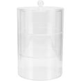 thumbnail image 1 of Multi-level Belt Organizer Box Desktop Transparent Jewelry Beads Holder Stackable Plastic Box, 1 of 8