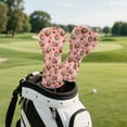 thumbnail image 5 of Yuyamidu Cute Capybara Golf Head Covers, Strawberry Golf Club Covers Driver Headcovers, Fairway Woods Head Covers, Hybrids Headcover with Soft Lining for Gifts, Pink, 5 of 7