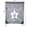 thumbnail image 2 of Power Lifting Backpacks, Extreme Fitness Drawstring Bags Weightlifting Gym Bags - Emblem, 2 of 2