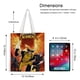 thumbnail image 5 of Wolverine X-Men Bolso de tela con estampado de lienzo para mujer, bolsa de compras reutilizable y estética, con cremallera interior, regalo para mujer,40*40cm., 5 of 6