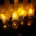 thumbnail image 2 of Guirnalda de luces LED solares para carillones de viento, luces festivas navideñas para interiores y exteriores, luces decorativas para árbol de Navidad, 2 of 5