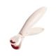 thumbnail image 2 of Pinza antiescaldaduras para sartenes, pinza para platos, antiescaldaduras, antideslizante, ergonómica, para ollas y sartenes blanco, 2 of 9