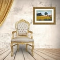 thumbnail image 3 of Rivera, John 14x11 Gold Ornate Wood Framed with Double Matting Museum Art Print Titled - House on a Hill, 3 of 4