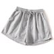 thumbnail image 3 of Pantalones cortos informales de verano para mujer para hacer ejercicio: cintura elástica con cordón, bolsillos, poliéster transpirable, corte holgado, para senderismo y yoga, tallas S-XXL, contorno, 3 of 6
