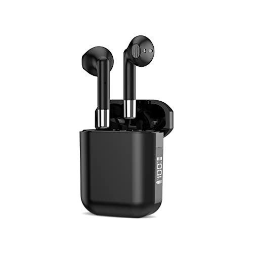 Audífonos inalámbricos Bluetooth VENCO AP19 para iPhone/Android - 5.0, pantalla LED, control táctil, estuche de carga USB
