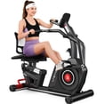 thumbnail image 5 of HASIMAN Light Commercial Recumbent Exercise Bikes for Seniors Magnetic Cross Trainer & Elliptical Machine with Arm Exerciser, Smart Bluetooth 400 lbs, 5 of 11