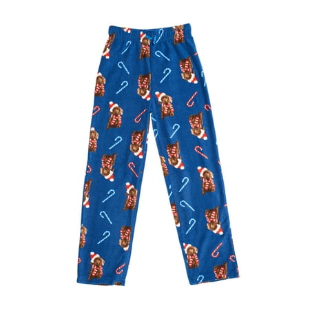 Ashford & Brooks Junior Micro Fleece Sleep Lounge Pajama Pants - Navy ...