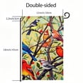 thumbnail image 3 of PHYHOO Tree Birds Garden Flags Double Sided Decorative Yard Flags for Outside White, 3 of 6