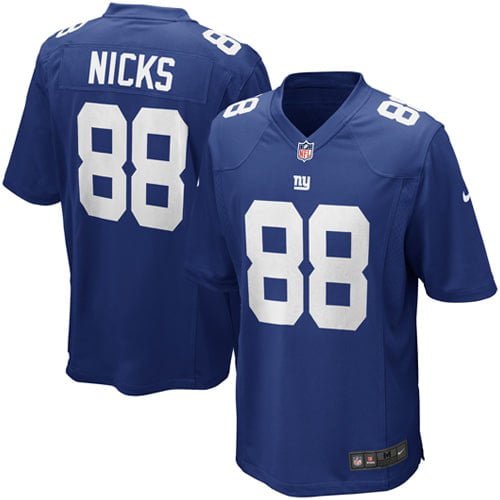 Nike Hakeem Nicks New York Giants Youth Game Jersey - Royal Blue
