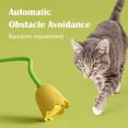 thumbnail image 2 of Electric Cat Toy, Cat Play, Silicone, Yellow Tulip Flower Toy, Obstacle Avoidance, Random Motion, Indoor, Feline Activity, 1 Pc, 2 of 8