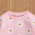 thumbnail image 4 of Newborn Infant Baby Girl Clothes Set Long Sleeve Sweatshirts Tops Pants Outfits Clothing Gifts, 4 of 6