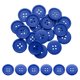 thumbnail image 1 of Uxcell 20 Pcs 40L Botones de costura de resina de 4 agujeros para manualidades 1" redondos, 1 of 6
