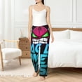 thumbnail image 6 of Lsque Geometry Dash Print Women's Pajama Pants, Lounge Pant - Comfortable Home Wear,Elastic Waistband, Stylish Design-XX-Large, 6 of 9