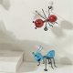 thumbnail image 2 of 2Pcs Garden Ant Art Ornaments Metal Ant Wall Hanging Decoration Iron Art Outdoor Garden Sculpture Ornament Craftwork, 2 of 5