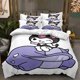 thumbnail image 1 of Juego de cama de Hello Kittys, ropa de cama de 2 piezas, 135x200cm, con estampado 3D de dibujos animados de Anime, Kuromi Melody Girl, 1 of 4