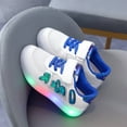 thumbnail image 2 of Linfrsh Children's Casual Light Up Shoes Boys Breathable Non-Slip Light Sneakers Unisex Luminous Sneaker for Girls Sport Running Shoes Blue,11, 2 of 7