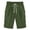 Army Green, variant on Womens Workout Shorts Ladies Plus Size Solid Color High Waist Elastic Waist Beach Workout Pocket Light Bermuda Shorts for Women Brown M