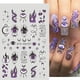 thumbnail image 2 of 3D ojos malvados pegatinas de uñas serpiente Luna estrella zodiaco deslizadores para uñas diseño de bruja verano neón decoración llama calcomanías manicura GLCS157 Tan Jianjun unisex, 2 of 2