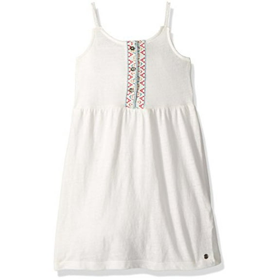 Roxy Girls' Little Reached up Above Tank Dress, Marshmallow, 3