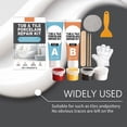 thumbnail image 6 of CHENjy All Purpose Porcelain Repair Kit Multi Surface Chip and Crack Fix for Bathtub Tile Enamel Fiberglass Acrylic Ceramic with Color Matching Epoxy White, 6 of 6