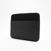 Incase A.R.C. Sleeve with ReSpun 100% Recycled Polyester - 13" & 14" MacBook/Laptop & iPad/Tablet Case - Cushioned Faux Fur Lining, External Zippered Slip Pocket - Black