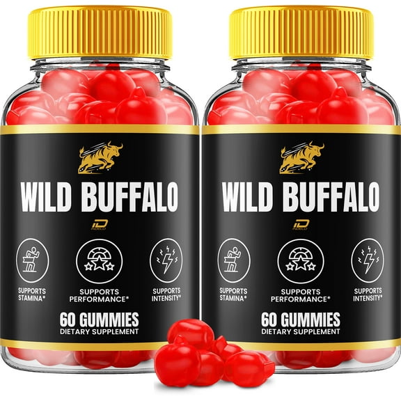 Wild Buffalo Gummies for Men – WildBuffalo Male Gummy Natural Blend Reviews, 2 Pack, 120 Gummies