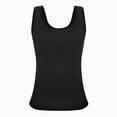 thumbnail image 6 of ORT Tank Top for Women with Built in Bra Summer Slim Camisole Tops Casual Comfy Yoga Workout Padded Tank Shirts(Z04-Black,M), 6 of 8
