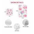 thumbnail image 7 of Pink Watercolor Floral Kitchen Dish Towels for Drying Dishes Set of 2, Spring Flower Abstract Art Waffle Weave Microfiber Hand Tea Bathroom Towels Quick Dry & Absorbent Towel 12x12, 7 of 7