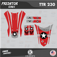 thumbnail image 2 of Kalair GFX Graphics Kit for Yamaha TT-R230 (2005-2023) Predator Series, 2 of 5